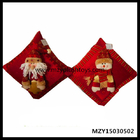 33*33cm van de Pluchekussens van Voorraad Rode Vierkante Kerstmis Decoratieve van het de Pluchehoofdkussen de Kerstmankussens
