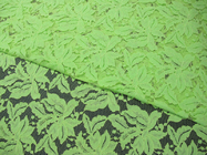 Mooie Bloemen Katoenen Nylon Kantstof Groen met Reactieve Vervende syd-0013