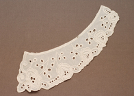 Haak gepersonaliseerd handgemaakte witte katoenen Peter Pan Lace kraag motief voor jurken