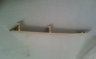 De Riemgesp 1cm van de legerings borstelen gouden Doek met gunmetal/het nikkel/het antimessing