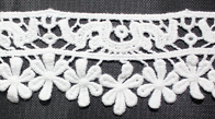 De Polymelk van Nice en het Decoratieve Wit van de Kantversiering met Regelmatige Milieuvriendelijke Bloemen