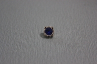 14L ABS acrylmaatkledingknopen met Blauwe Diamant voor meisjesoverhemd