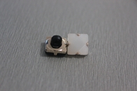 16L ABS Maatkledingknopen in de Zwart-witte, Decoratieve knopen van het Laagkledingstuk