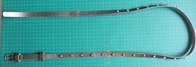 De riemen van de klinknageldoek voor women1.5cm Pu en legering met gunmetal/nikkelgesp