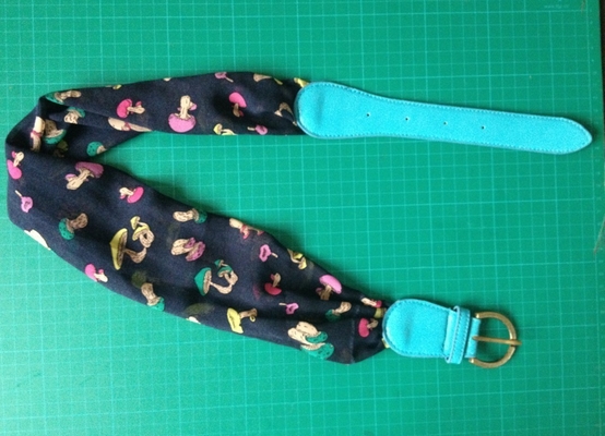 De eenvoudige het canvasriemen van de vrouwenkleding, vormen Landelijke stijl Katoenen Pu riem met gunmetal Gesp