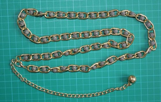 OEM keten van de Metaal de gouden taille met zwart-witte parels voor het kledingstuk van de dame