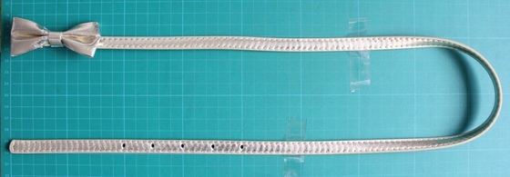 Kleurrijke pu riem met boog, 1.2cm Doekriemen voor de kleding van de Vrouwendame