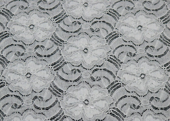 Nylon Elastische het Kantstof van Spandex