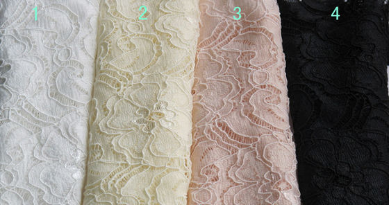 Nylon Elastische het Kantstof van Spandex