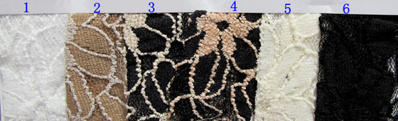 Bloem lichte gaten Nylon&Cotton Fabirc voor kledingstuk & de Lentepr de Zomer