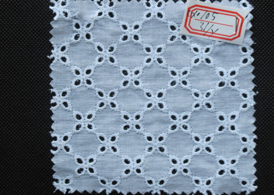Dame Garment 100% van het Katoenen van de Versieringseco Oogjekant Vriendschappelijke OEM/ODM CY-CX0105