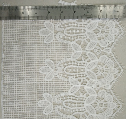 Versiering van het de stoffen Decoratieve Kant van het melk de Polykant voor Fashional-Kleren