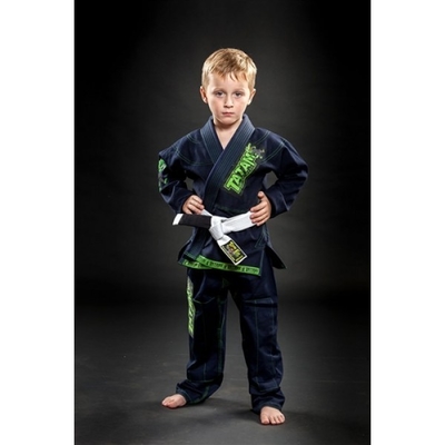 Aangepaste Braziliaanse Gi van Jiu Jitsu Zwarte Vechtsportenuniformen voor Jongens, Meisjes