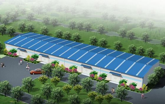 Schuilplaatsen Preengineered AISC 80 X 110 van metaal de Industriële Brede Clearspan