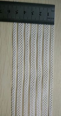Spandex/Nylon Witte Geweven Elastische Singelband voor Decoratie