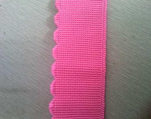 2.5cm de rugzakken doorboren Elastische Singelband, één kant in kammosselpatroon