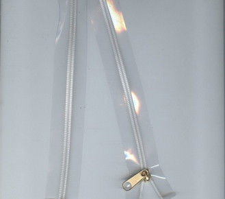 Professioneel pvc ontruimt 60cm Ritssluitingstanden voor Transparante Regenjas