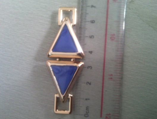 Manier ontzet de blauwe en gouden ABS Gesp van de Doekriem, 7cm koele riem