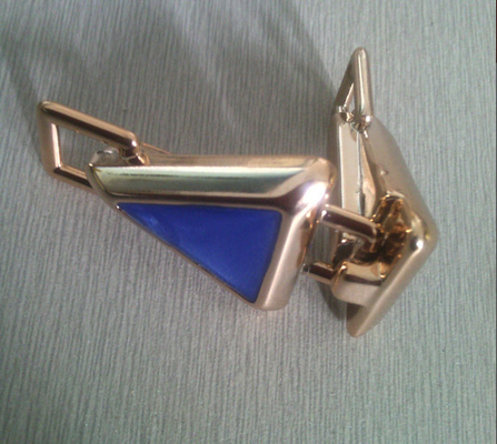 Manier ontzet de blauwe en gouden ABS Gesp van de Doekriem, 7cm koele riem
