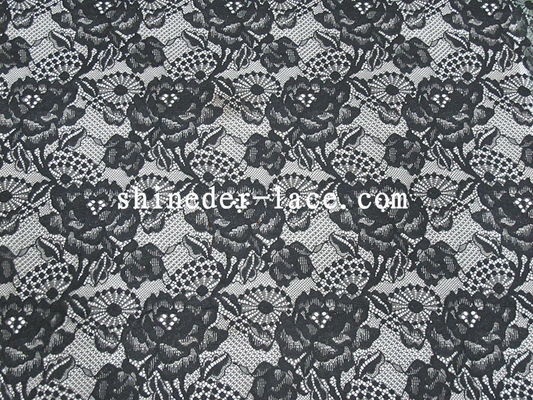 150cm patroon van het de stoffen bloemen/speciale blad van het breedte het nylon kant voor kledingstuk syd-0170 van vrouwen
