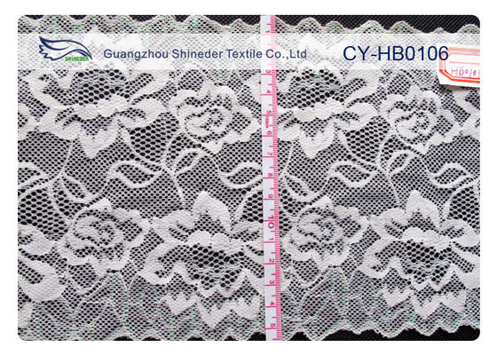 OEM/ODM Ontwerp Nylon Kant met Elastisch Materiaal voor Overhemd CY-HB0106