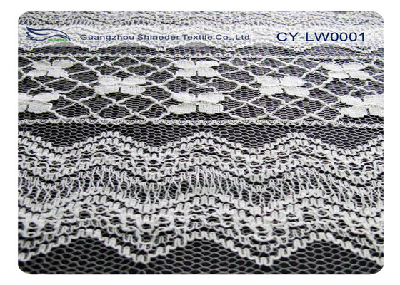 Kledings van de Katoenen Nylon Kantstof Vriendschappelijk 30% Nylon 70% Katoen CY-LW0001 van Eco