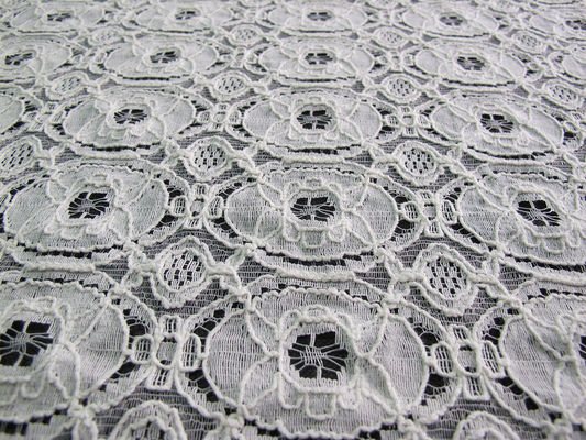 Krimpen-bestand Katoenen Nylon Kantstof, Geometrische Bloemstof CY-LW0154