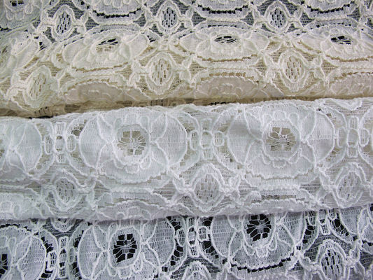 Krimpen-bestand Katoenen Nylon Kantstof, Geometrische Bloemstof CY-LW0154